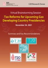 Virtual Brainstorming Session T20 Reforms for Upcoming G20 Developing Country Presidencies